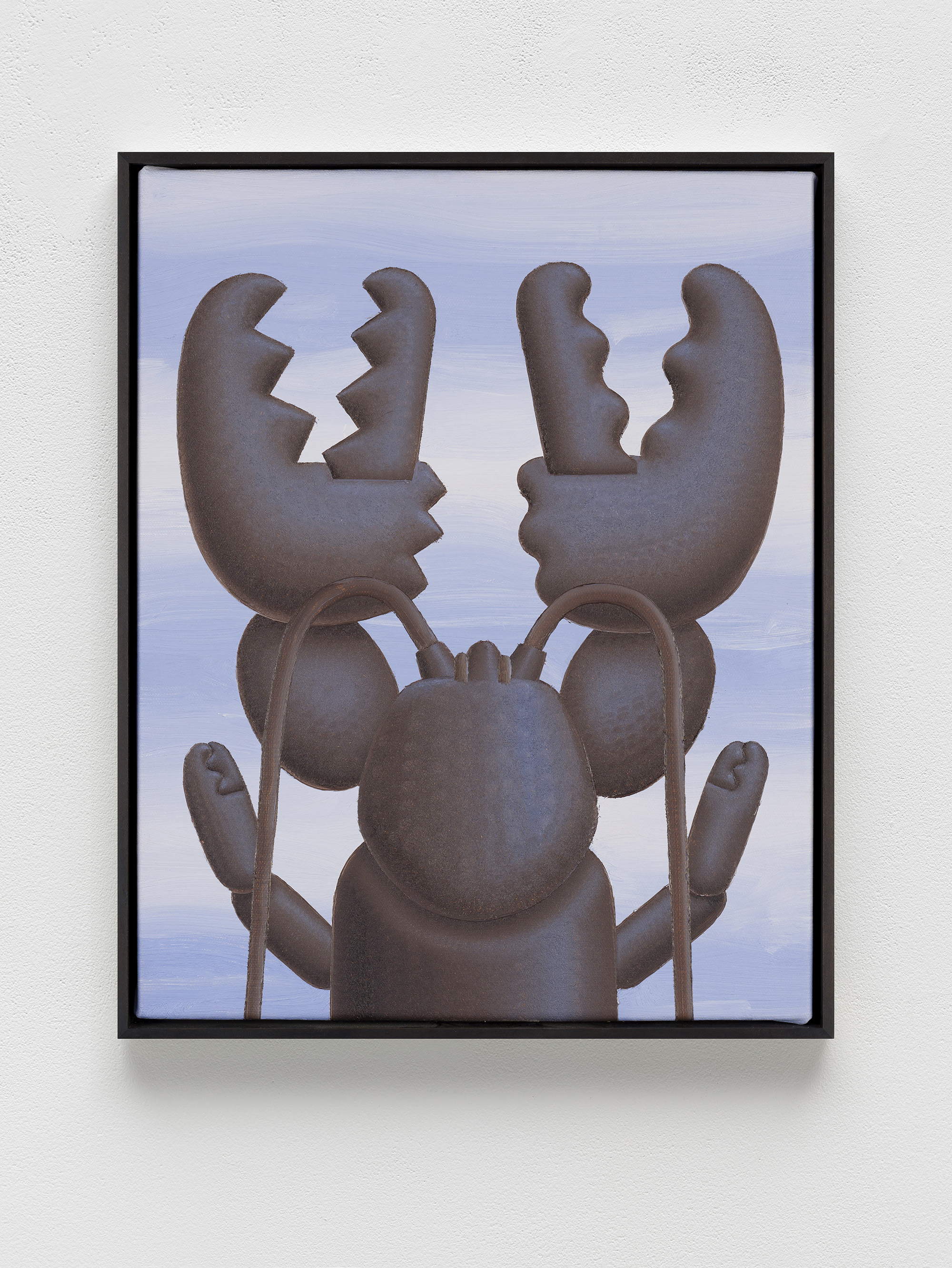 Laurens Legiers, Evening Lobster, 2022, oil on canvas, 50 x 40 cm, 19 3/4 x 15 3/4 in