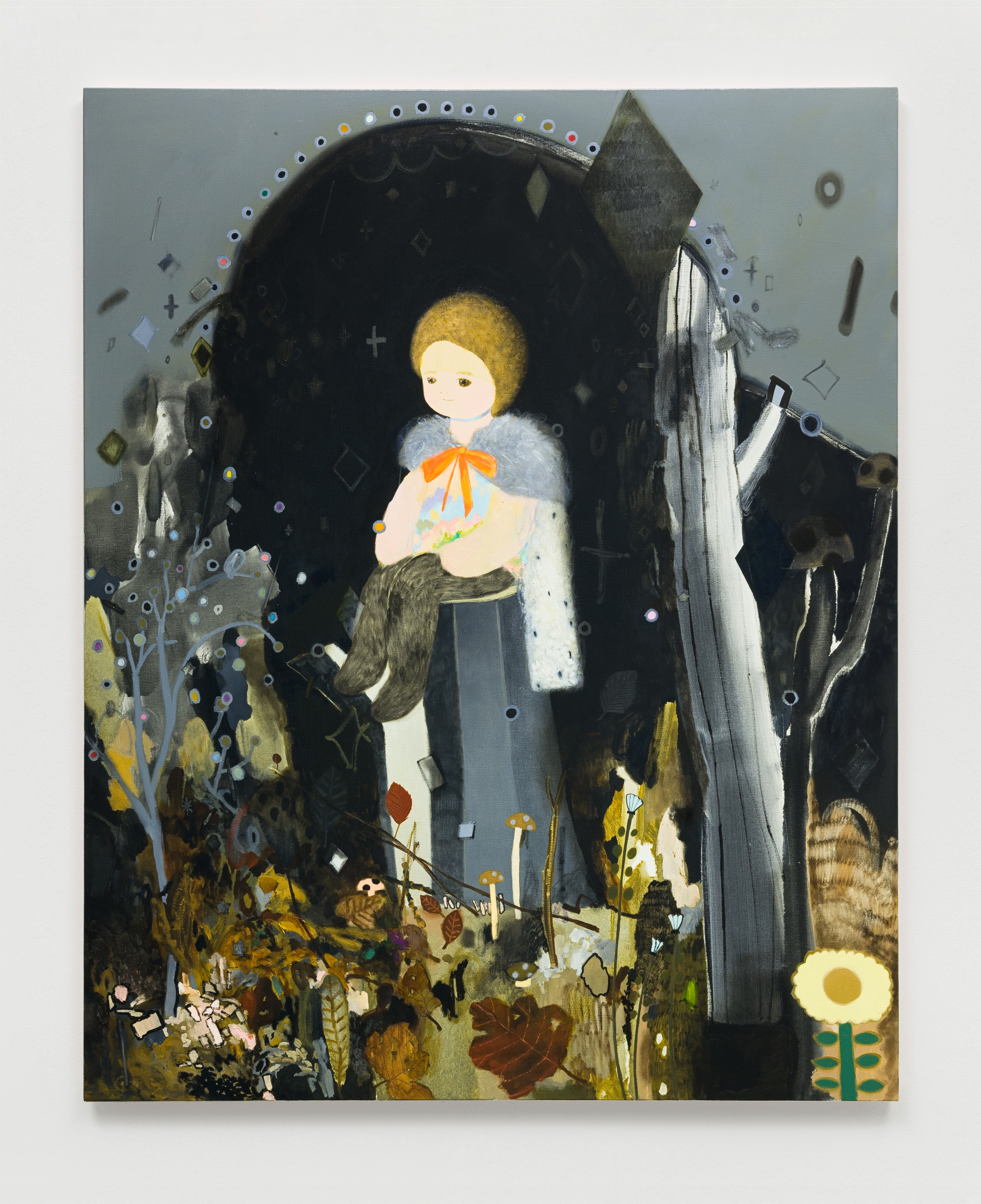 Tomoko Nagai, Short Break, 2022, oil on canvas, 162 x 130.3 cm, 63 3/4 x 51 1/4 in