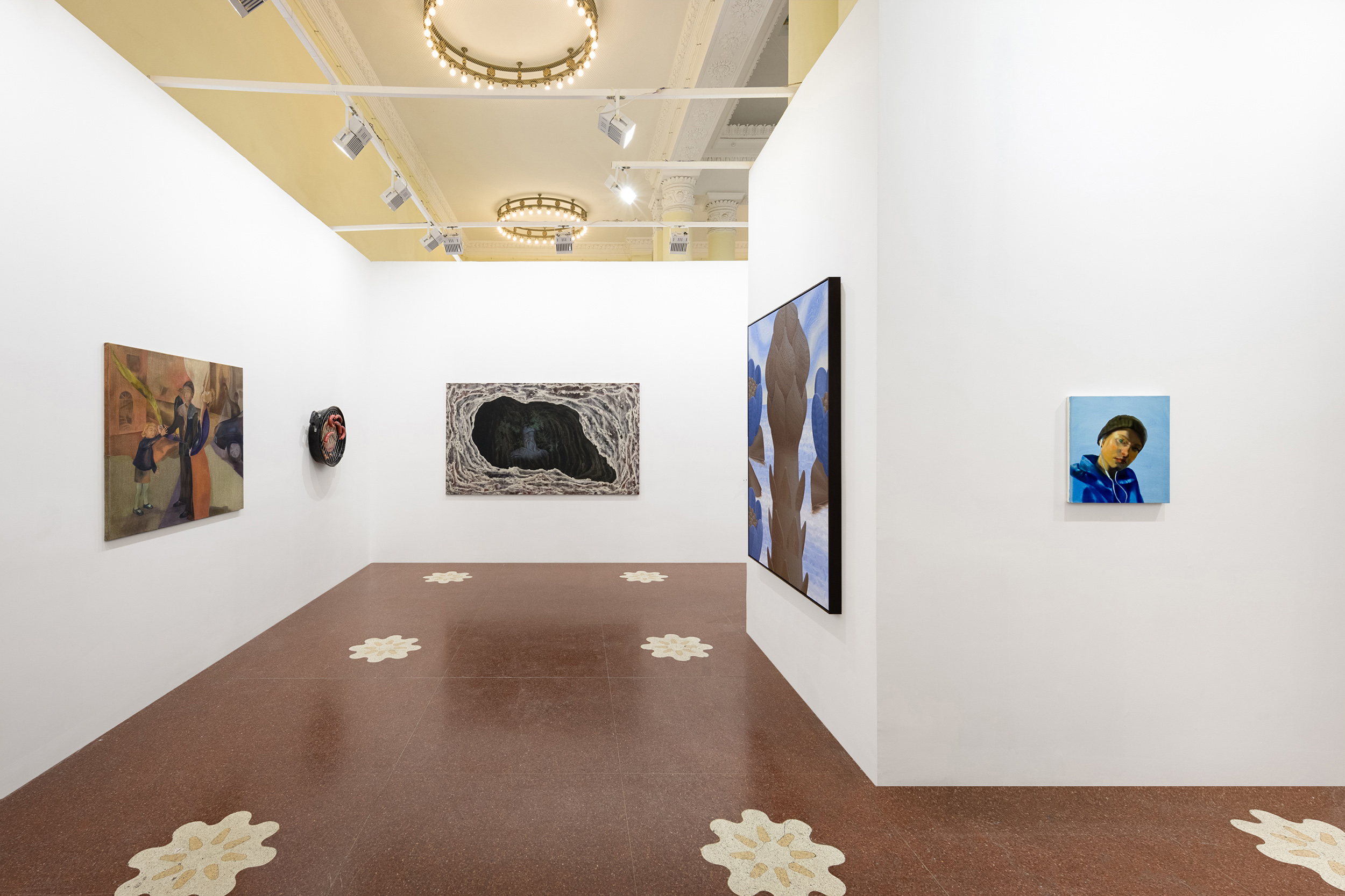Gallery Vacancy at ART021 Shanghai, 2023. Artists: Rute Merk, Laurens Legiers, Michael Ho, Stephanie Temma Hier, ML Poznanski.