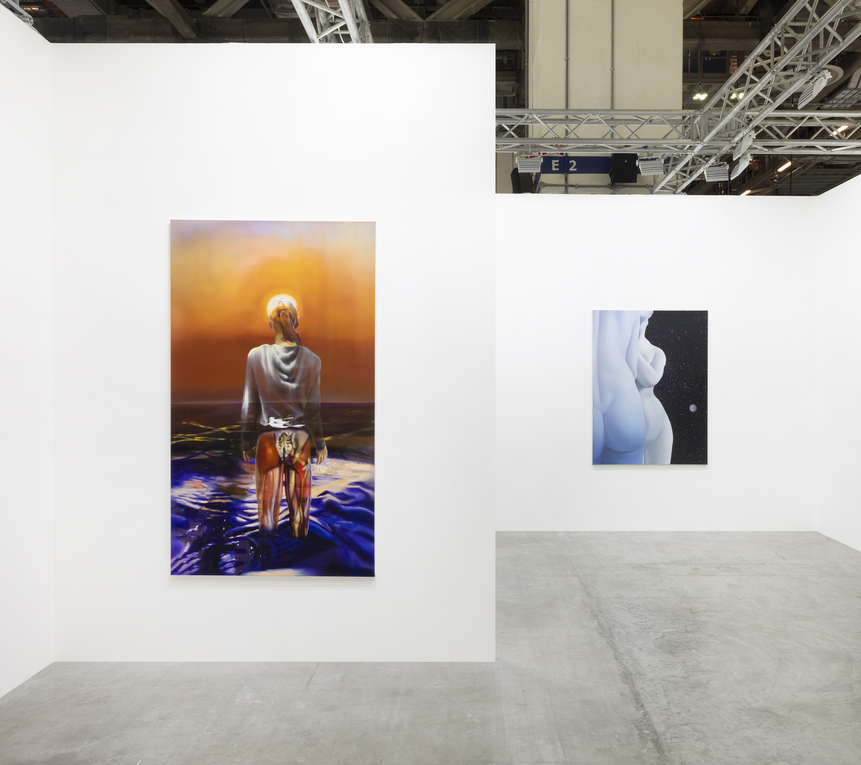 Gallery Vacancy at ART SG, 2024. Installation view of Rute Merk and Vivian Greven (left to right).