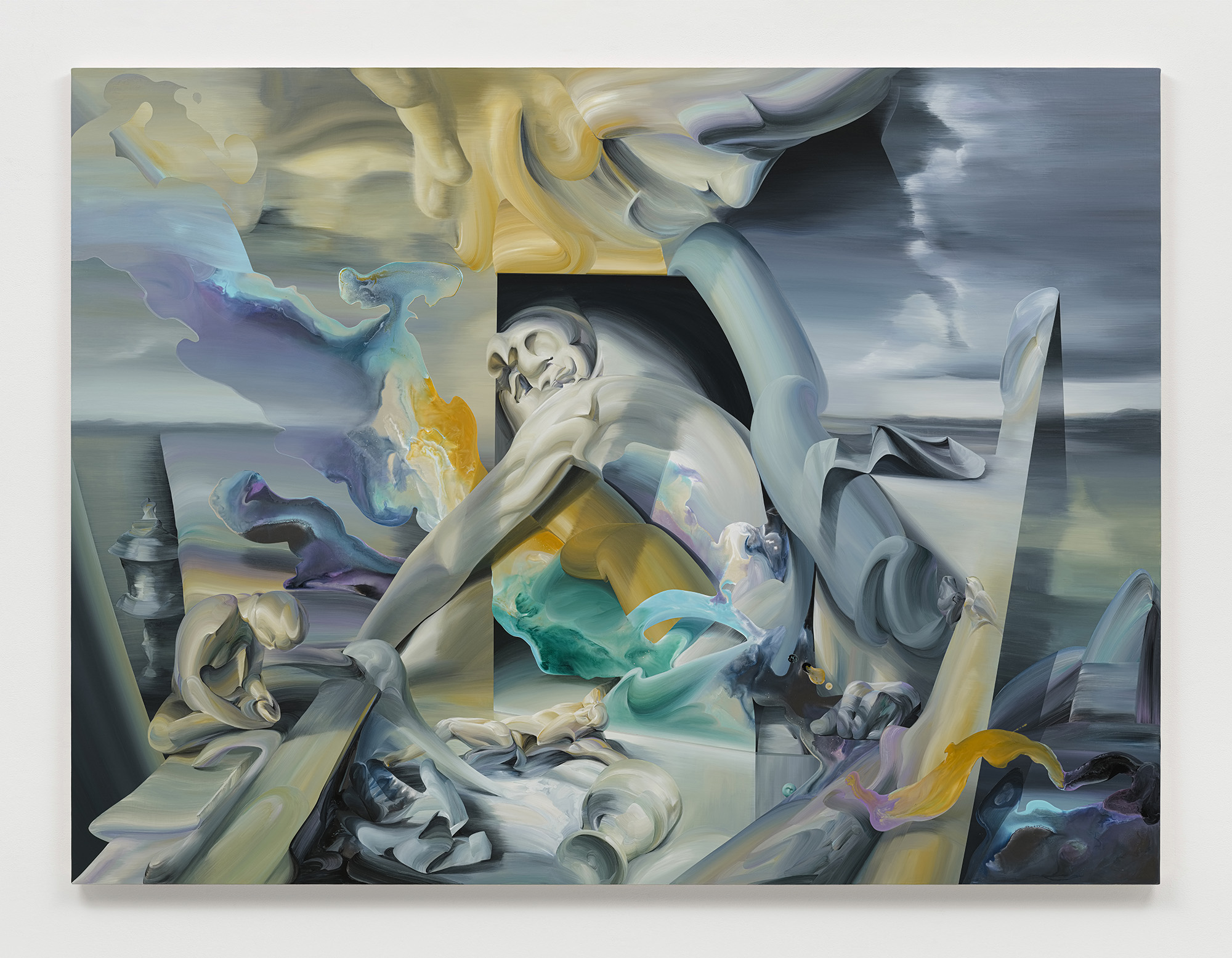 Huang Ko Wei, Flashback, 2022, acrylic on canvas, 135 x 180 cm