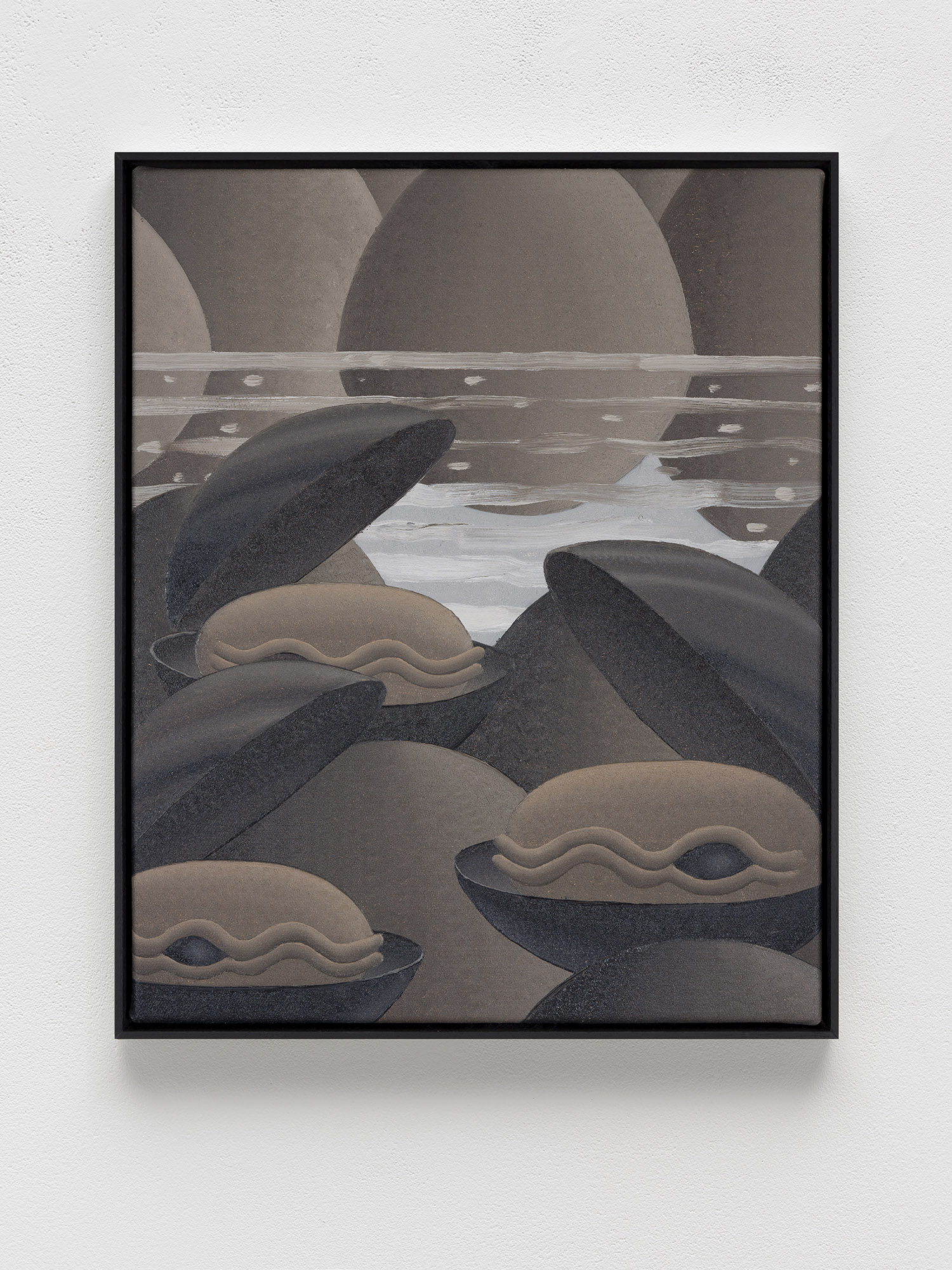 Laurens Legiers, mussels awakening, 2021, oil on canvas, 50 x 40 cm