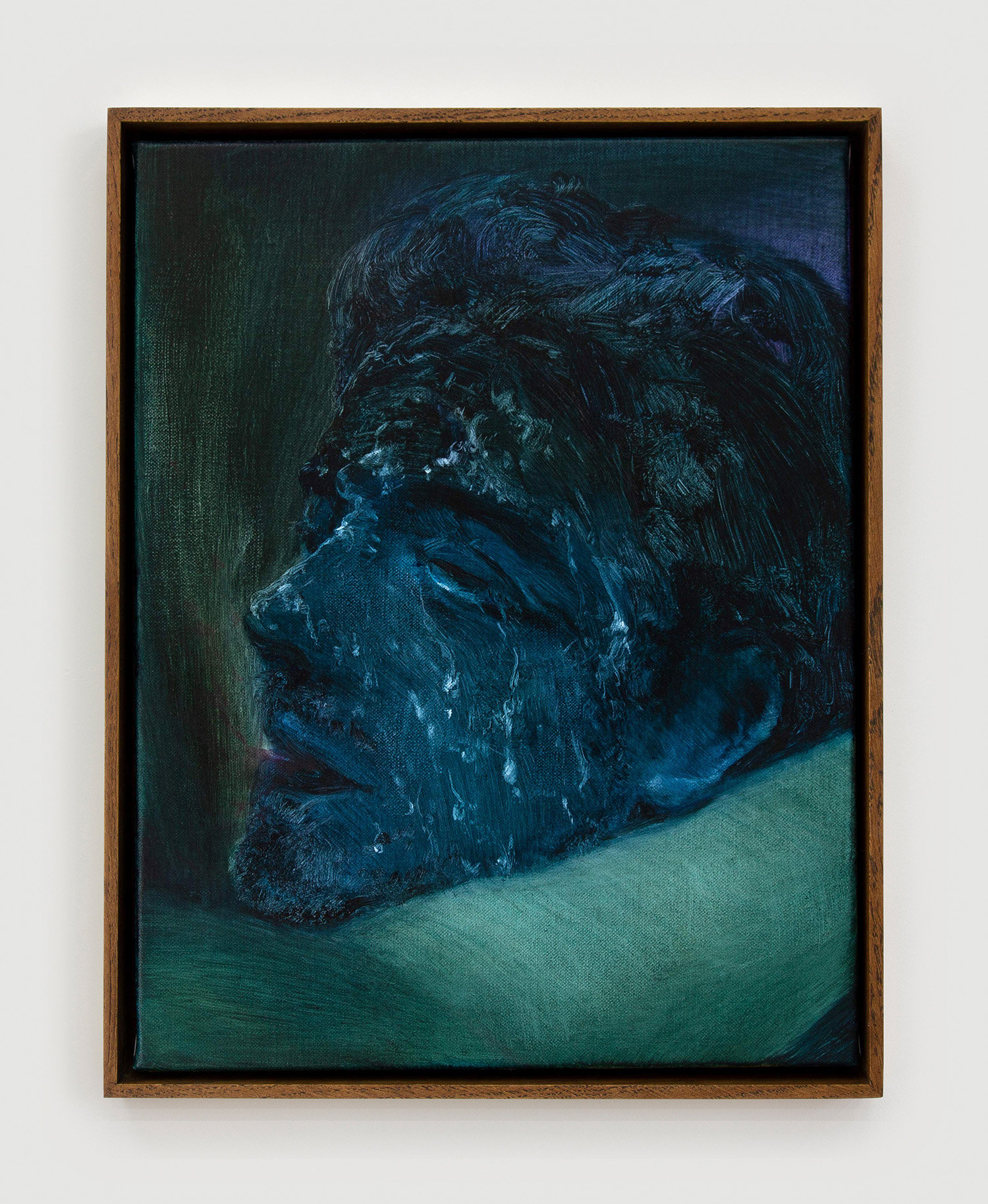 Xie Lei, Inside, 2022, oil on canvas, 35 x 27 cm, 13 3/4 x 10 5/8 in