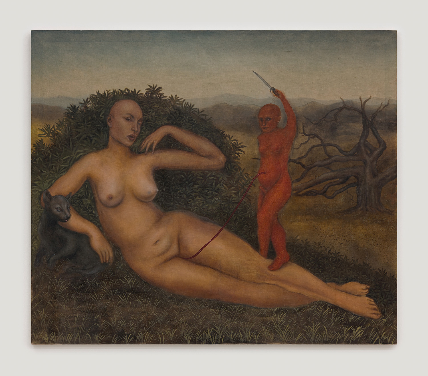 Agata Slowak, Born to Make you Happy, 2022, oil on canvas, 120 x 140 cm, 47 1/4 x 55 1/8 in
