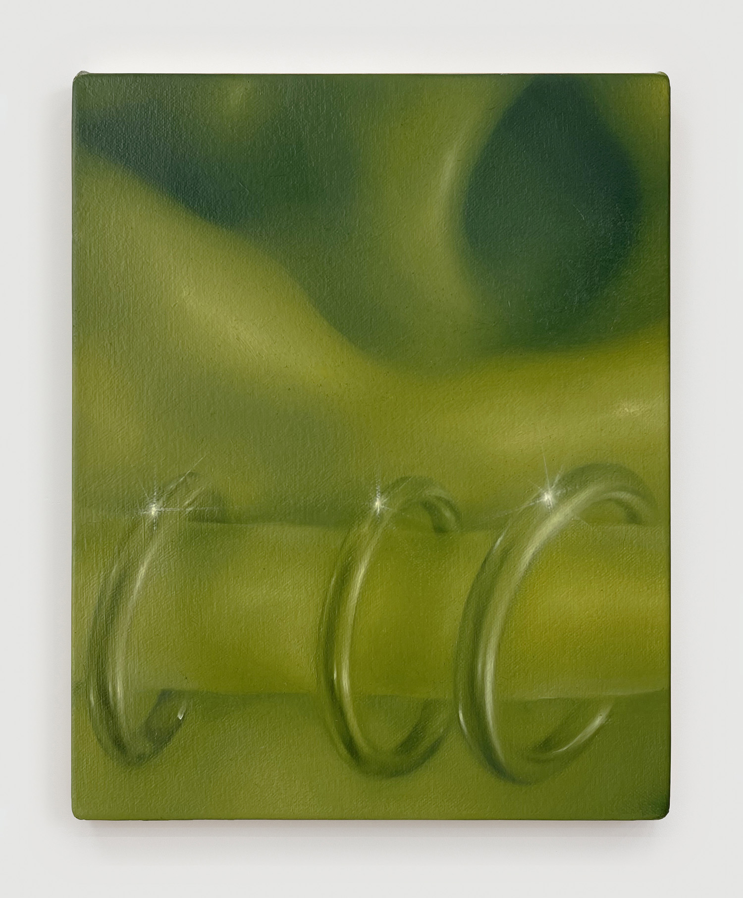 Alejandra Moros, Elle, 2022, oil on canvas, 25.5 x 20.5 x 5 cm, 10 x 8 1/8 x 2 in