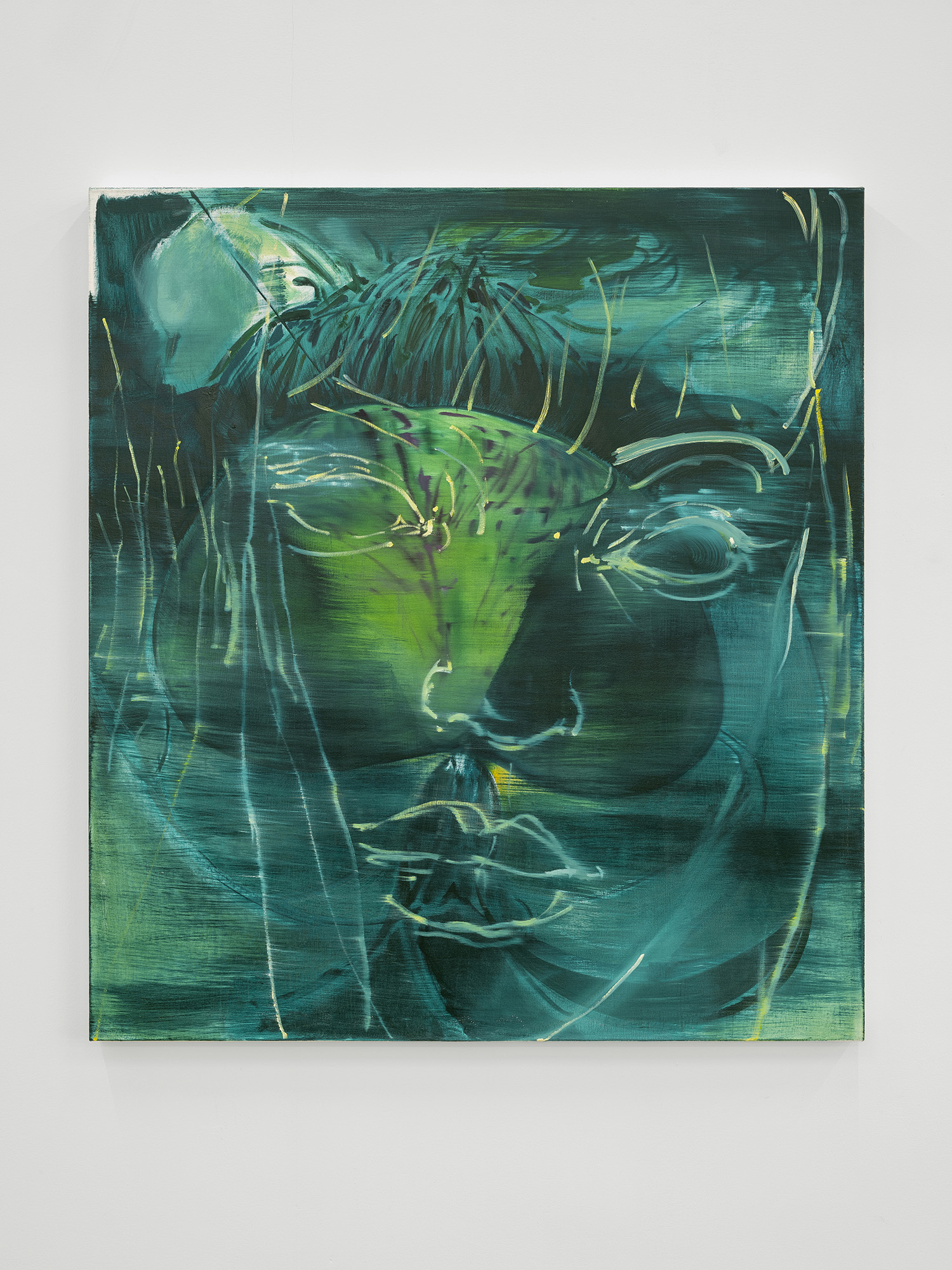 Li Hei Di, Bison Grass Vodka, 2021, oil on canvas, 110 x 100 cm