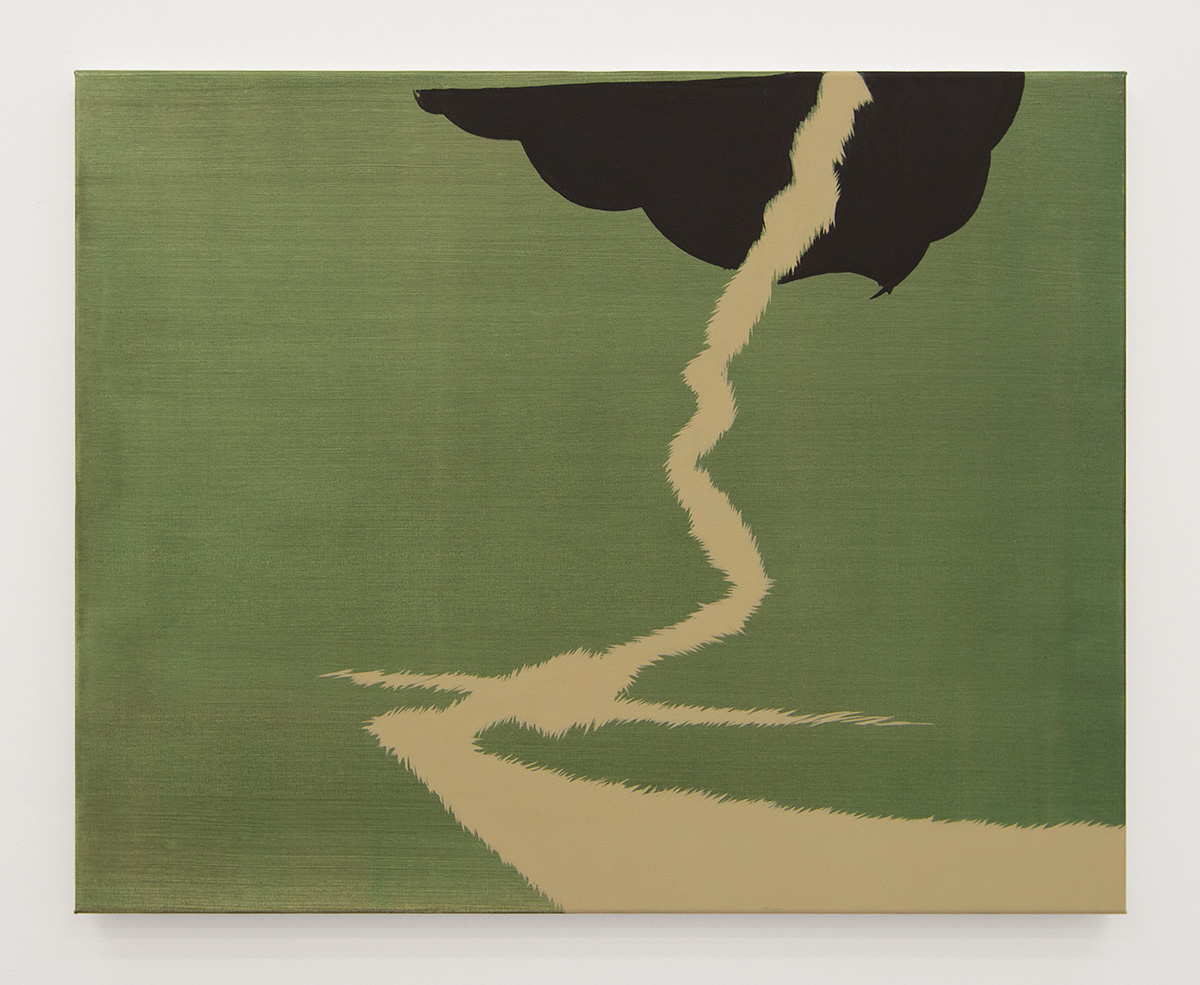Shi Jiayun, Green #7, 2019, oil on canvas, 60.9 x 76.2 cm, 24 x 30 in.​