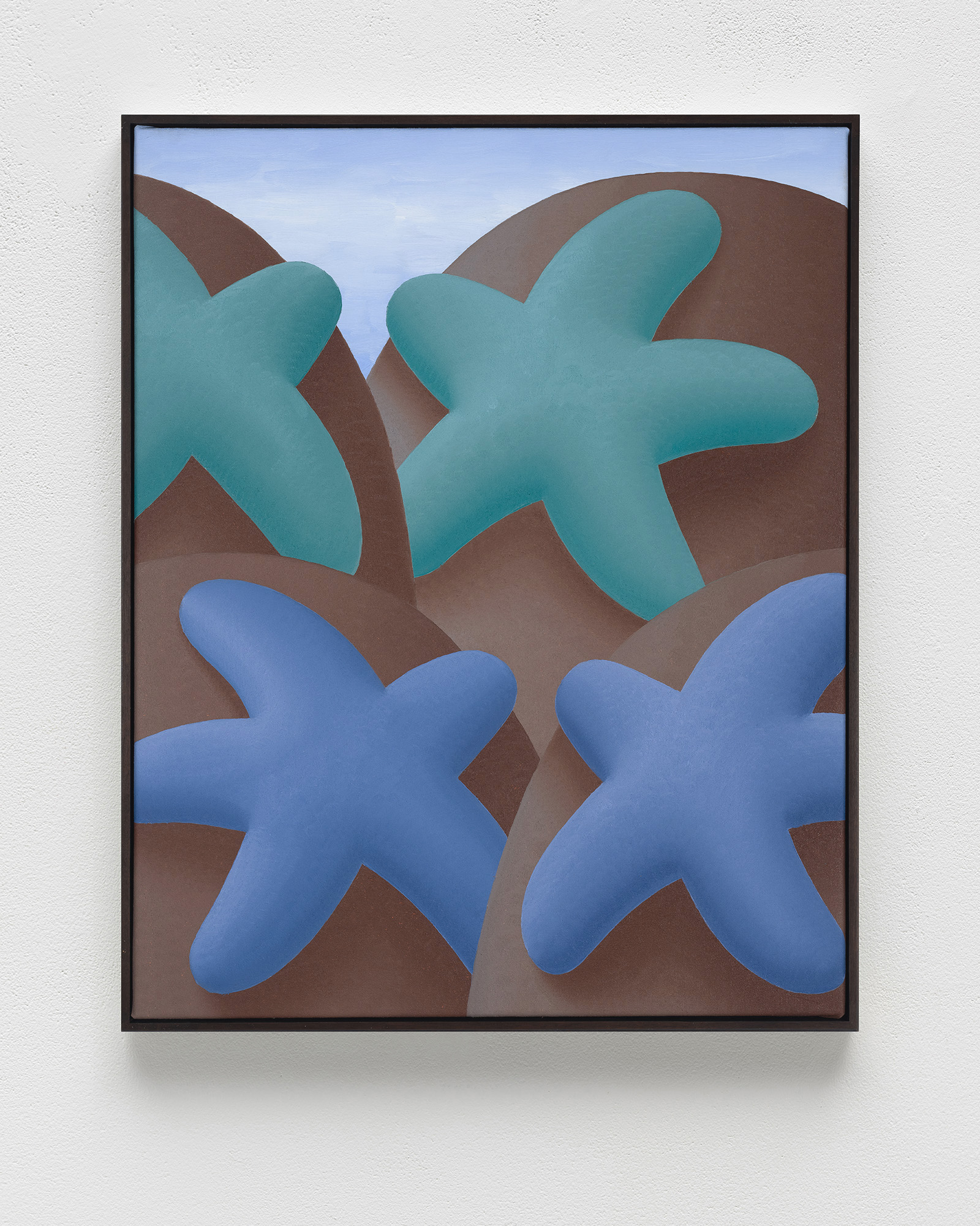 Laurens Legiers, Untitled (Waiting Sea Stars), 2023, Oil on canvas, 75 x 60 cm, 29 1/2 x 23 5/8 in.