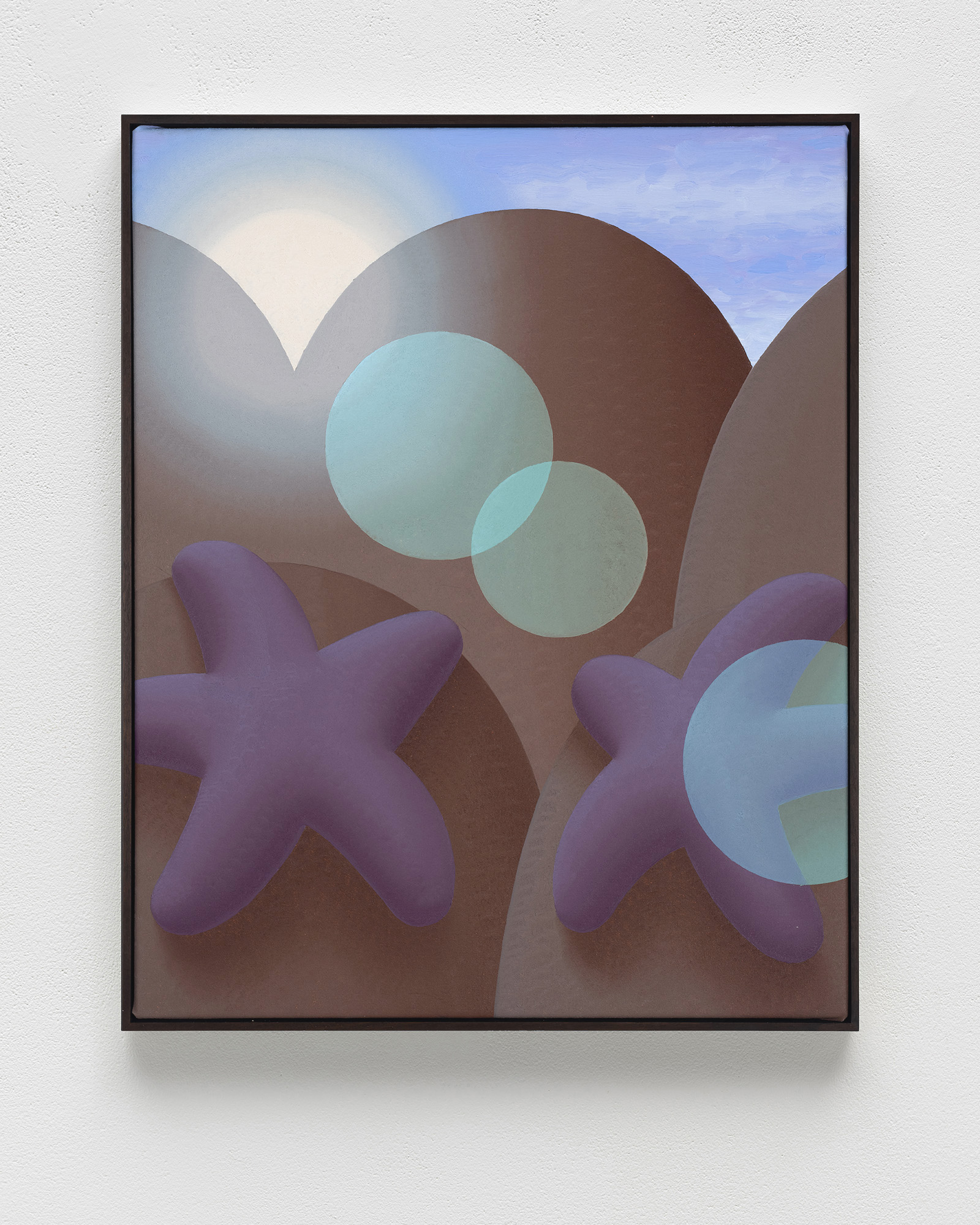 Laurens Legiers, Untitled (Evening Sea Stars), 2023Oil on canvas, 75 x 60 cm, 29 1/2 x 23 5/8 in.
