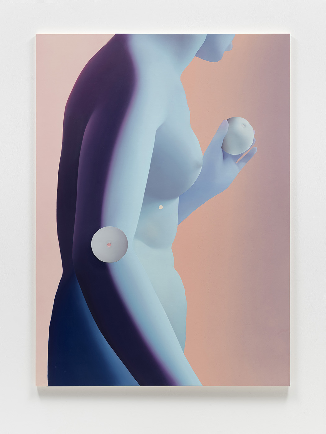 Vivian Greven, E.A. III, 2021, oil and acrylic on canvas, 160 x 115 cm, 63 x 45 1/4 in.