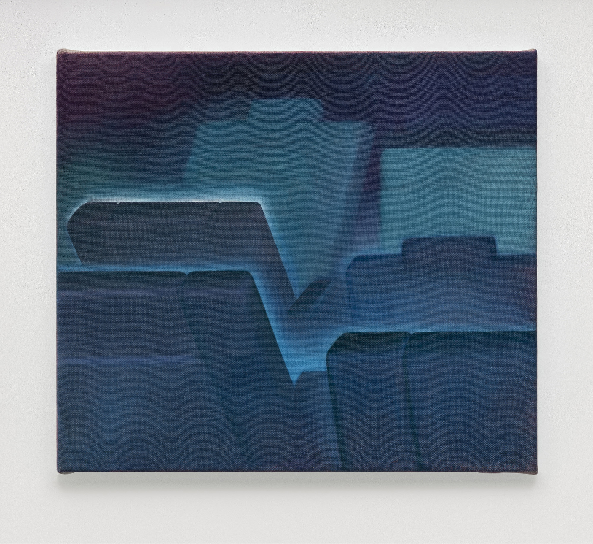 Richard Burton, Anamnesis, 2022, distemper and oil on linen, 35 × 40 cm, 13 3/4 × 15 3/4 in