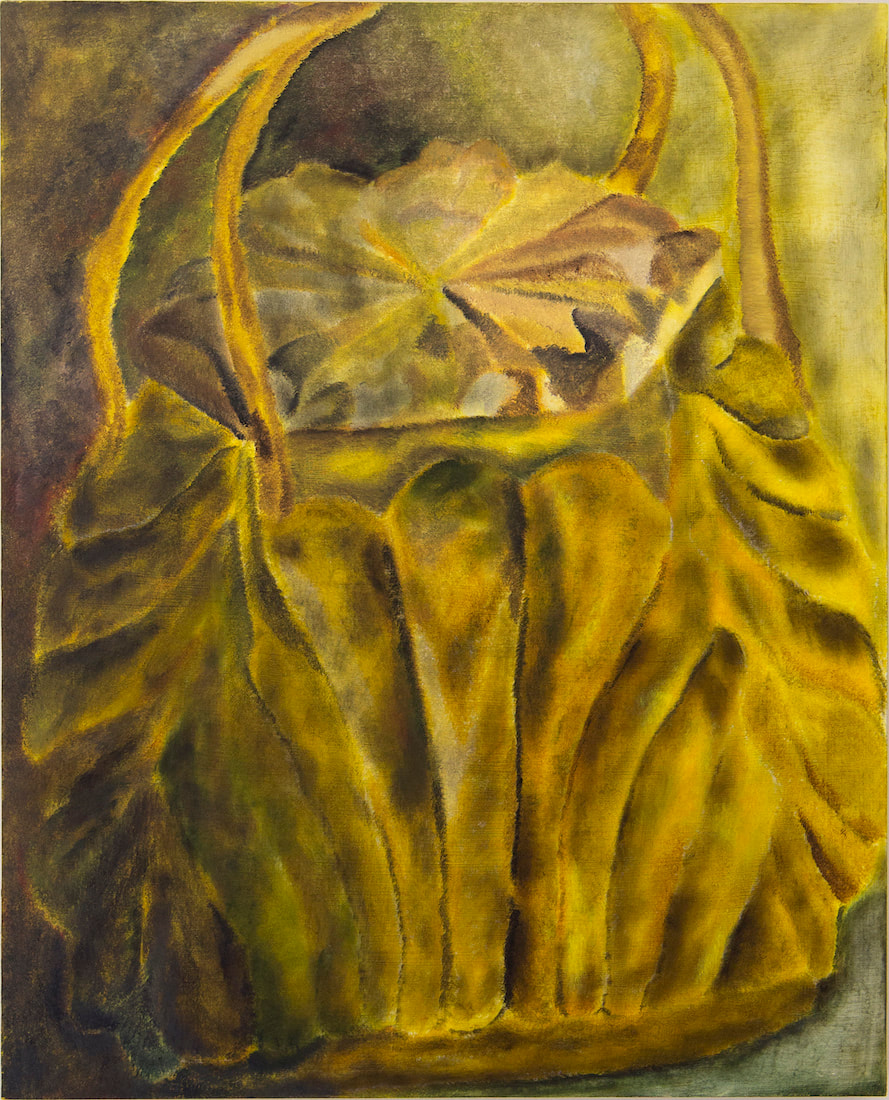 Kiki Wang, ​Untitled (Plastic Bag), 2019, oil on board, 58 x 47 cm (22 7/8 x 18 1/2 in) ​