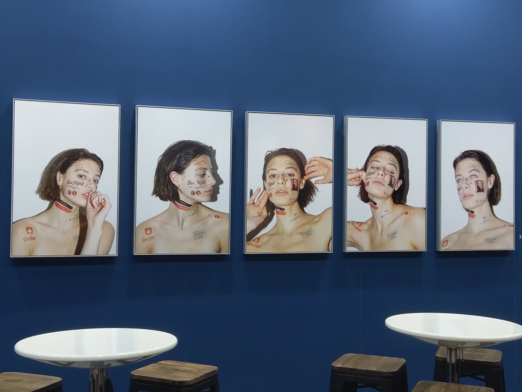 John Yuyi, Tinder Match, 2016. Installation view at Taipei Dangdai, Salon sector, 2019.