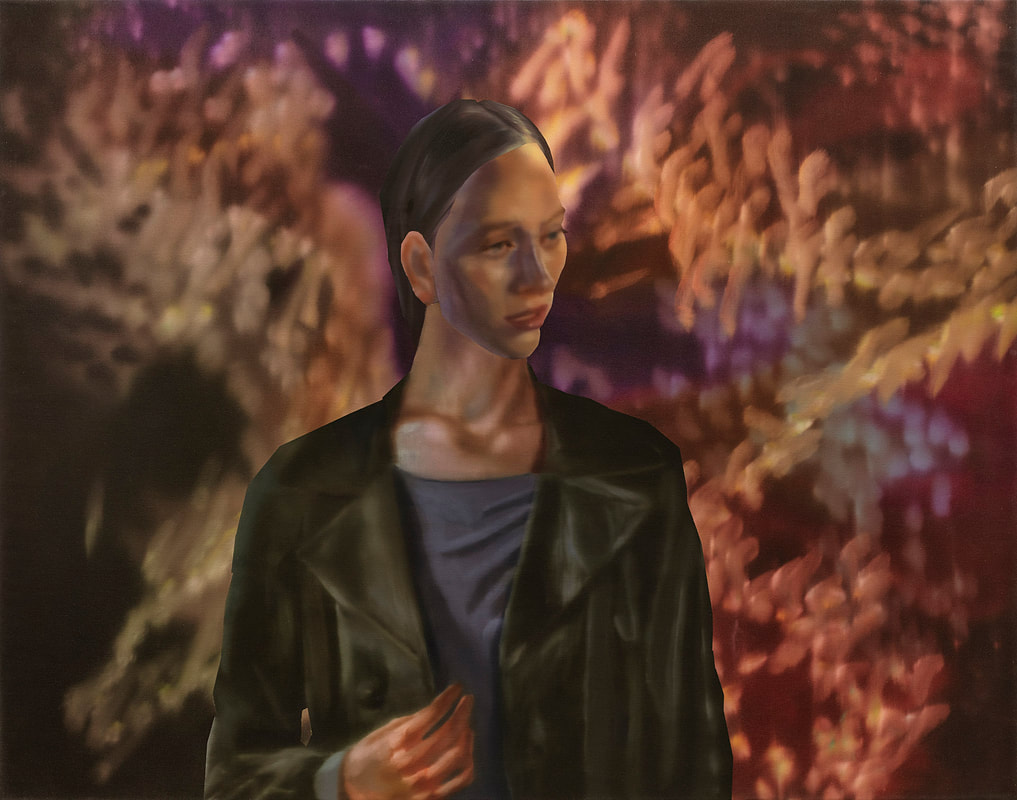 Rute Merk, Julia, 2020, oil on canvas, 104 x 132 cm, 41 x 52 in.