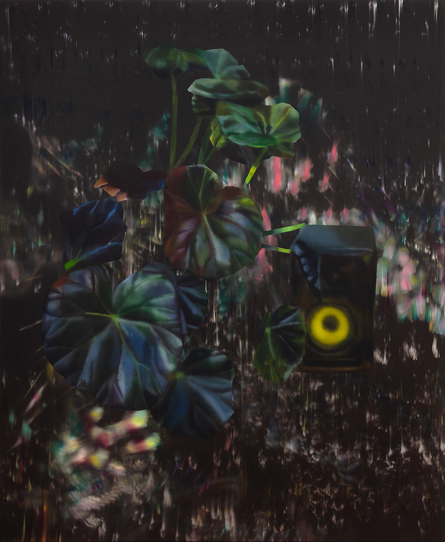 Rute Merk, Nocturne Rokit II, 2020, oil on canvas, 170 x 140 cm, 66 7/8 x 55 1/8 in.