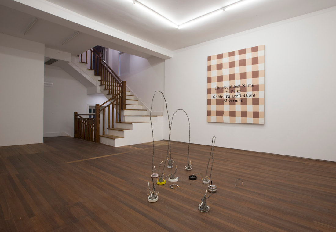 Gallery Vacancy installation view of Huang Ran and Ni Hao's works in exhibition 