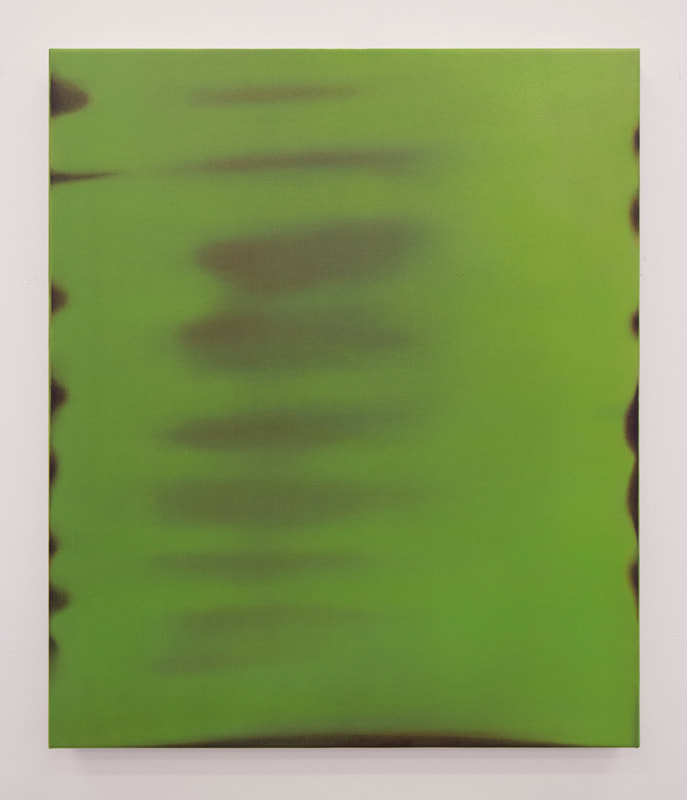 Shi Jiayun, Green #6, 2019, oil on canvas, 60.5 x 50.5 cm (23 7/8 x 19 7/8 in), Gallery Vacancy